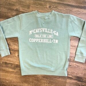 Green Graphic Sweatshirt